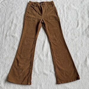 Blue Spice Tan Corduroy Junior Pants Sz 1